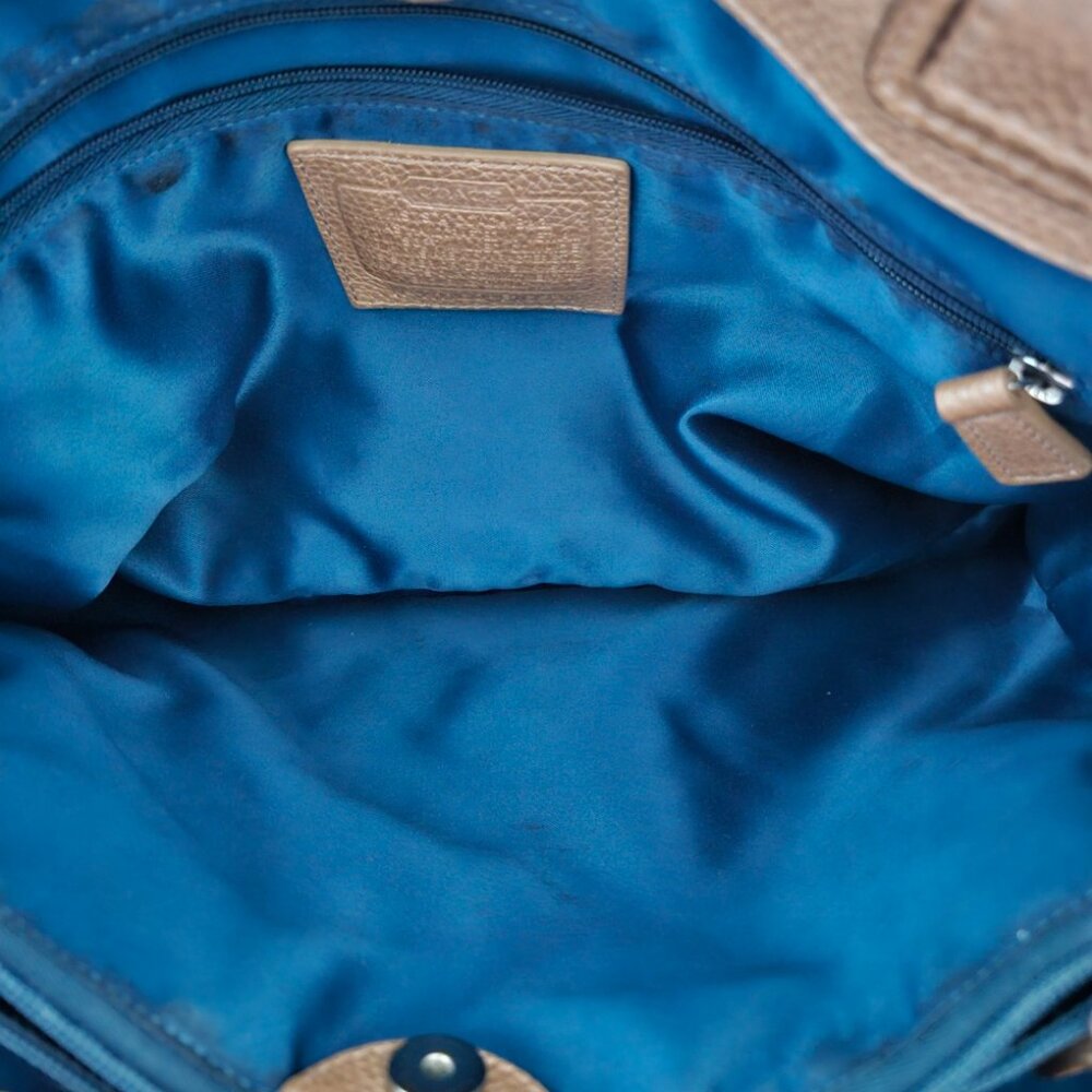 Coach Penelope Metallic Satchel NWOT - Picture 6 of 11